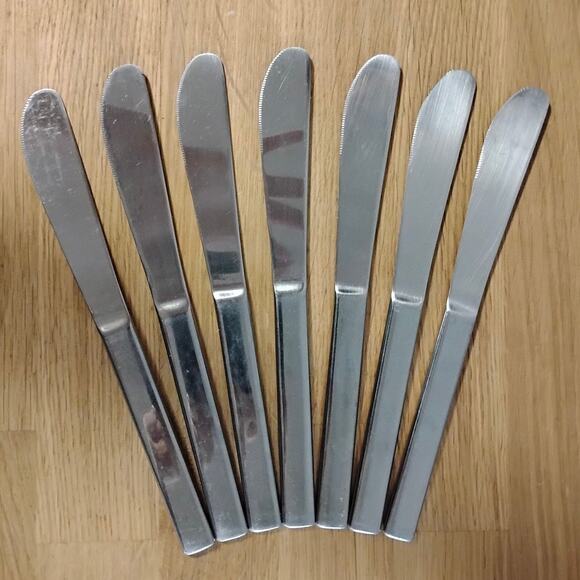 7 Habitat Terence Conran Cutlery Dinner Knives 8 1/2" Japan Stainless Vintage - Picture 1 of 8